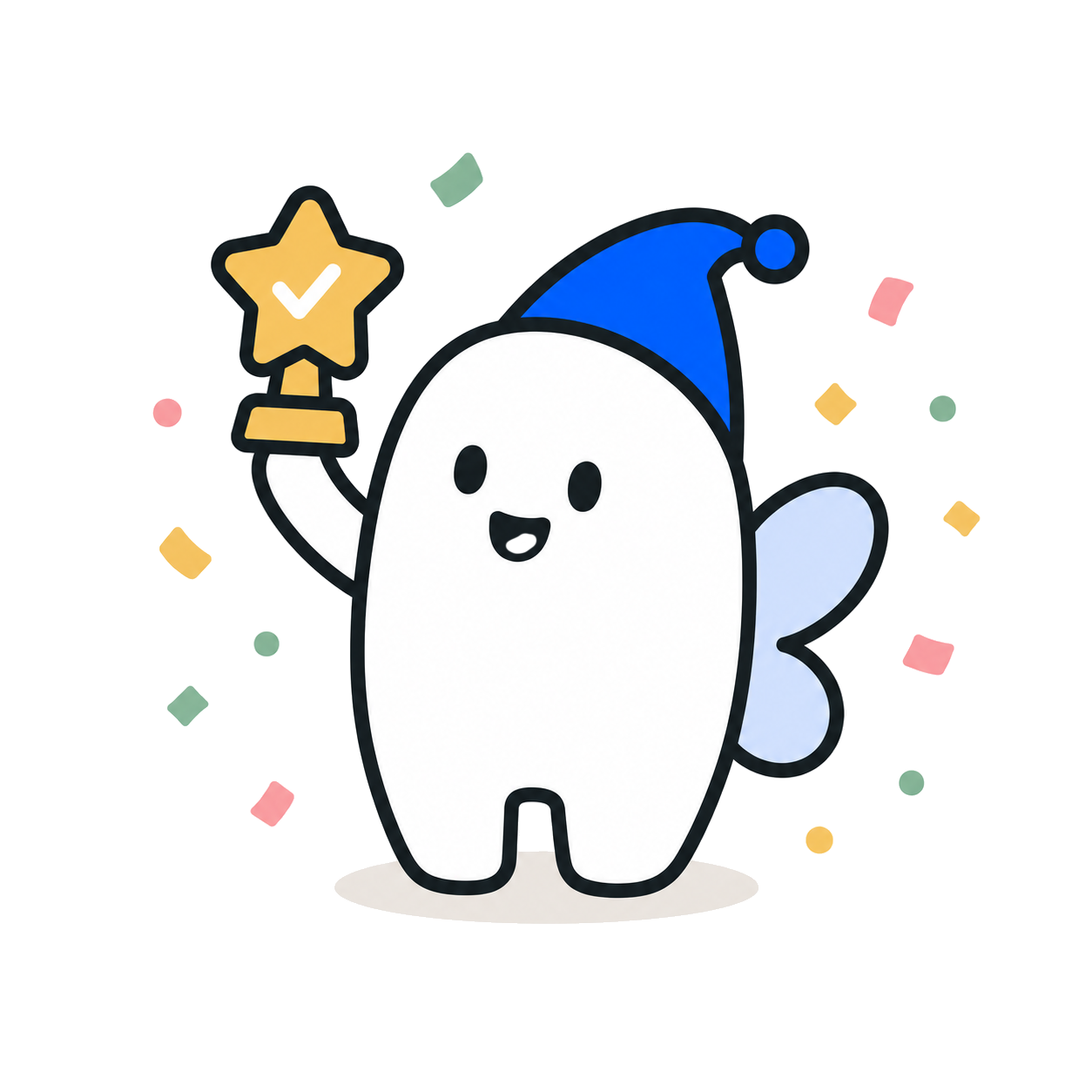 별을 든 내신요정 마스코트